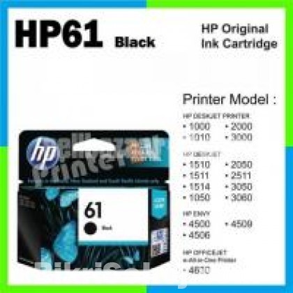 HP 61 Black Original Ink Cartridge (CH561WA)